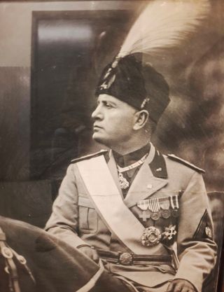 Cuadro Fotográfico Mussolini