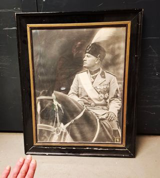 Cuadro Fotográfico Mussolini