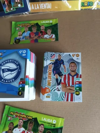Lote 263 Tarjetas diferentes Adrenalyn 2024-25