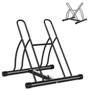 Soporte para Aparcar 2 Bicicletas, 60x54x57 cm