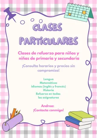 Clases particulares curso 2025-2026