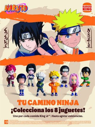 Figuras Coleccionables Naruto Burger King