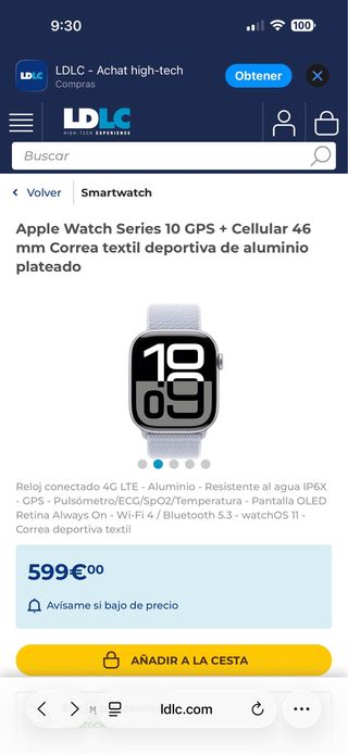 Apple Watch Series 10 46mm GPS+Celular