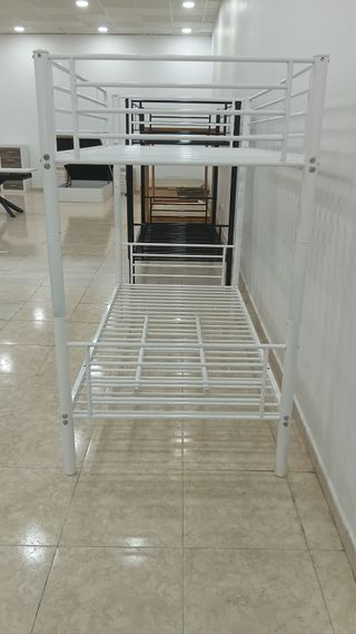 Litera individual metálica blanca