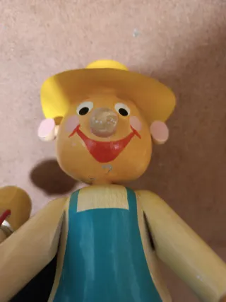 Juguete antiguo de madera