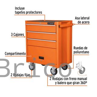 Carro Sin Herramientas 4 Cajones - Truper