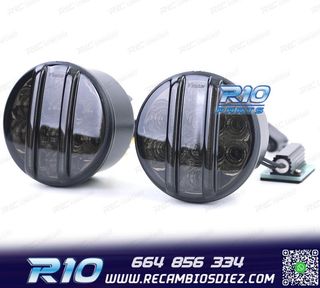 INTERMITENTES FRONTALES PARA JEEP WRANGLER JK 07- LED NEGRO