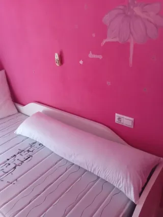 Cojín largo blanco 135cm