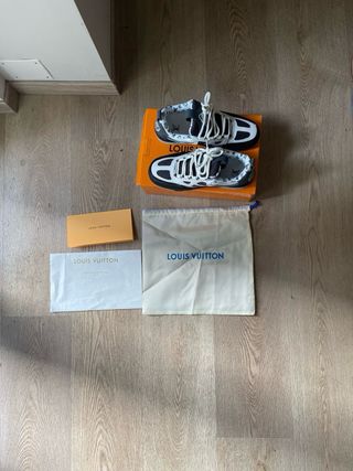 Louis Vuitton LV Skate Sneakers Grigio Bianco