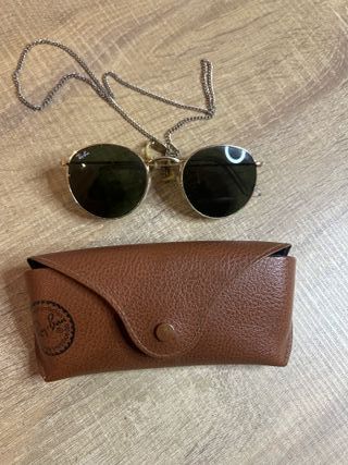 Gafas Ray-Ban Doradas Lente Verde