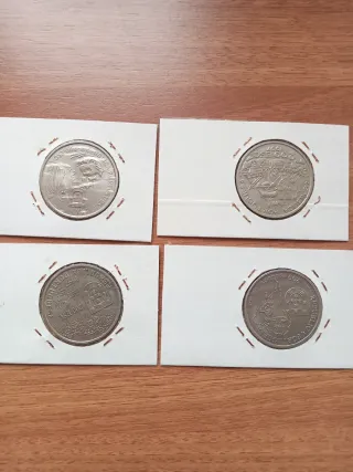 Lote 4 Monedas Portugal 1997-1998