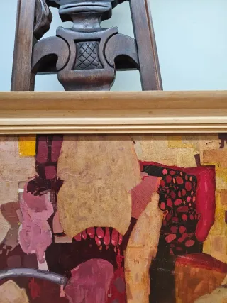 Óleo sobre lienzo firmado Joaquín de Molina 1974