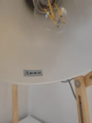 Lámpara Flexo Madera y Metal