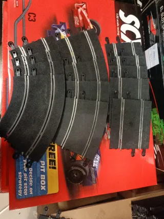 Lote Scalextric 1/32 usadas