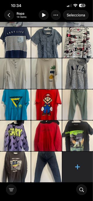 Pack Ropa Niño 10/11 Años