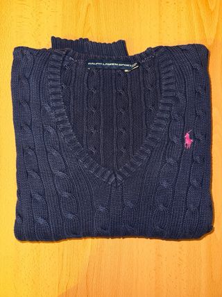 Jersey Ralph Lauren Sport Azul