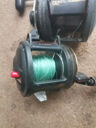 Cañas y carretes de pesca