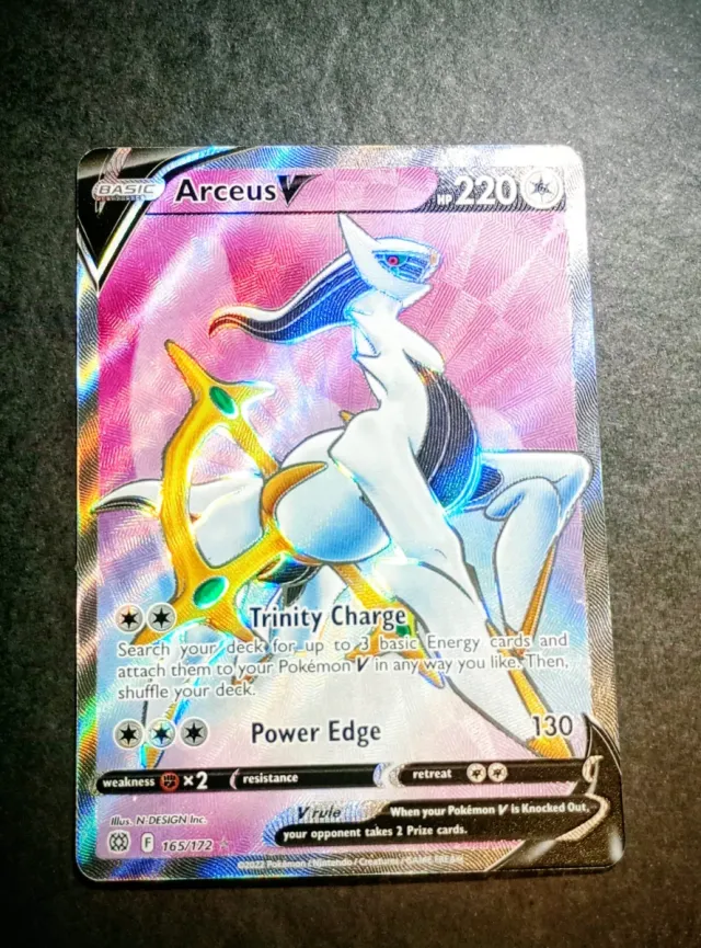 Carta Pokémon Arceus V 165/172