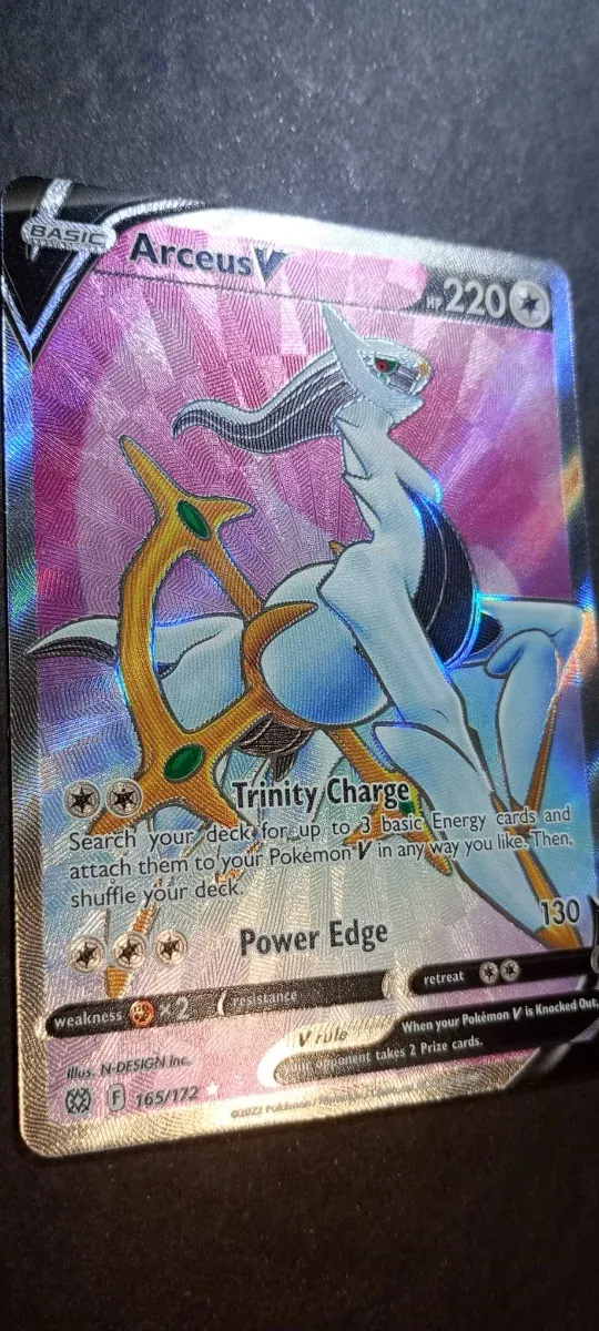 Carta Pokémon Arceus V 165/172
