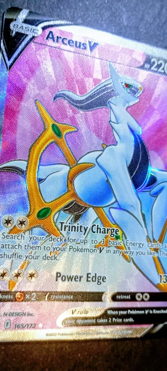 Carta Pokémon Arceus V 165/172