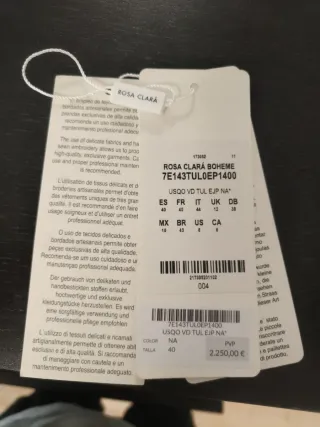 Vestido de Novia Rosa Clara