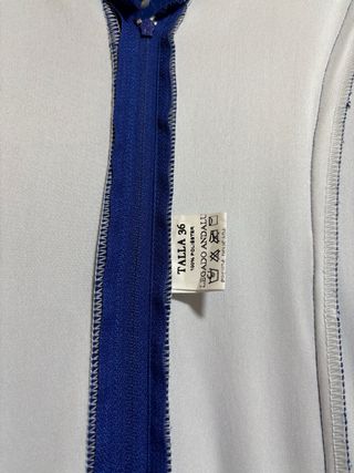 Traje Flamenca/gitana Azul Eléctrico talla 36