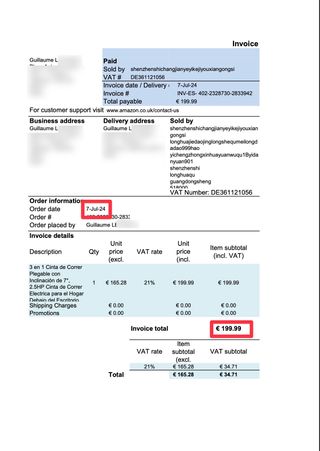 Cinta de correr plegable