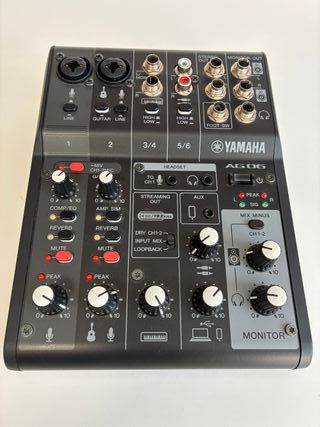 Mixer USB Yamaha AG06 / Interfaccia audio