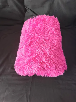 2 Mantas Suaves Rosa y Morado