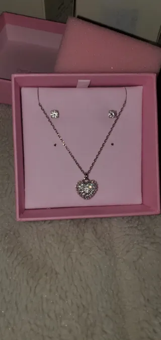 Parure Idylia Swarovski Cuore Cristalli