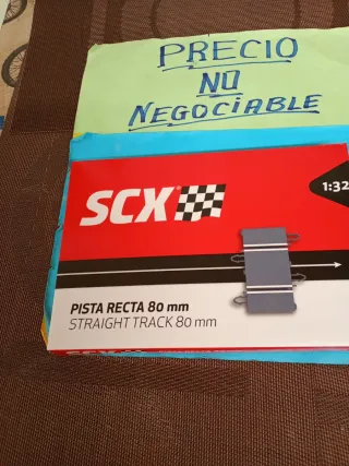 Scalextric Pista Recta 80mm Gris moderna