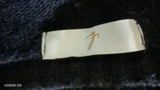 Maglione donna nero con pois marroni