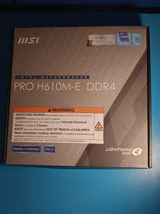 Placa Base MSI PRO H610M-E DDR4