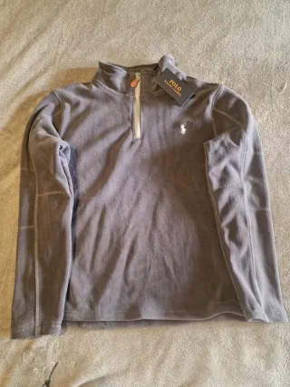 Sudadera Polar Ralph Lauren Gris
