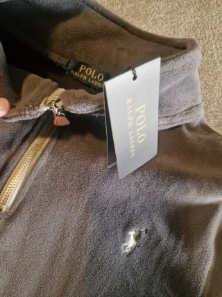 Sudadera Polar Ralph Lauren Gris