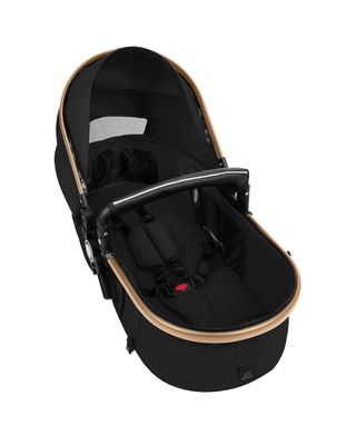 Carrito Bebé Amaia Negro 2en1 Asiento Transf.