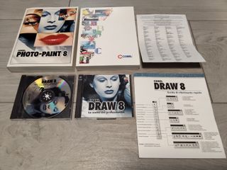 Corel Draw 8 CD-ROM Windows 95/98/NT Italiano Box