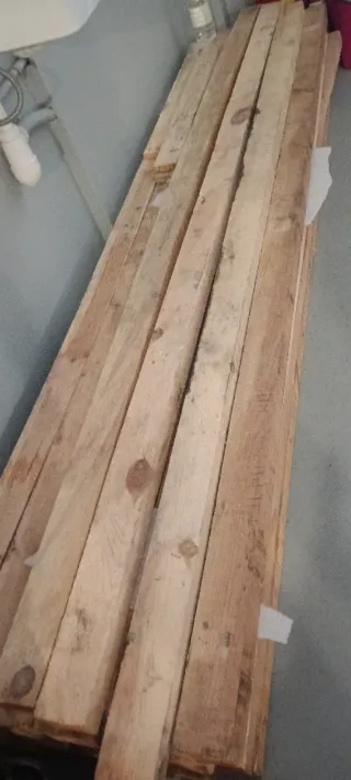 Tablones de madera 240 cm de pino