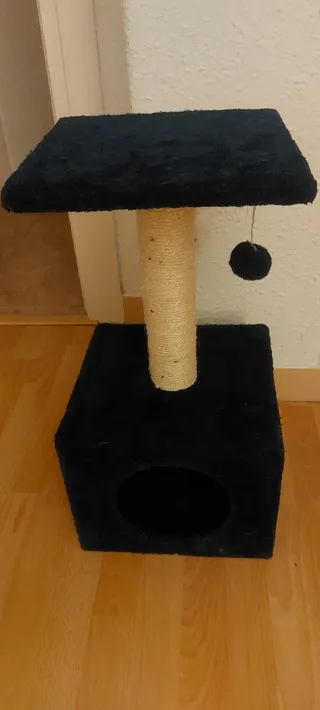 Árbol rascador para gatos azul marino