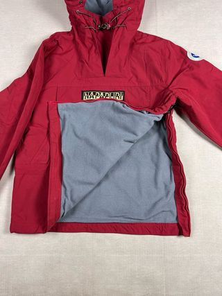 Chaqueta Vintage Anorak Napapijri Roja Talla M