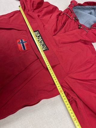 Chaqueta Vintage Anorak Napapijri Roja Talla M