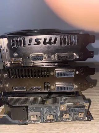 Lote de 9 Tarjetas Gráficas