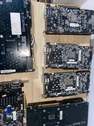 Lote de 9 Tarjetas Gráficas