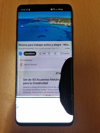 Samsung S10 Negro Pantalla Rota