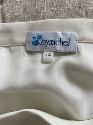 Traje chaqueta y falda blanco