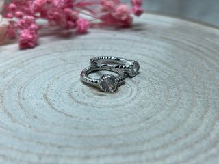 Pendientes Aro Corazón Circonita