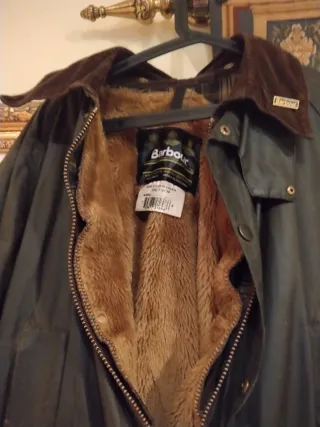 Chaqueta Barbour auténtica verde