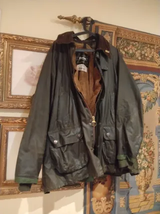 Chaqueta Barbour auténtica verde