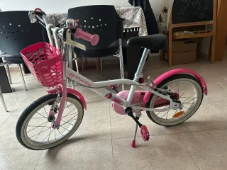 Bicicleta Infantil B'Twin Rosa