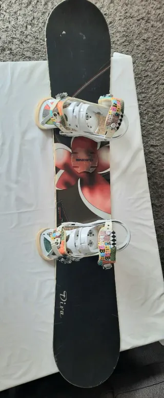 Tabla Snowboard Rossignol-Fijaciones Burton-Funda